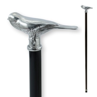 Customizable wooden walking cane with name engraving – 4 colors, 3 tip options