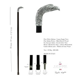 Bastone da passeggio x anziano Aquila - elegante uomo donna - personalizzato
