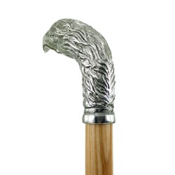 Bastone da passeggio x anziano Aquila - elegante uomo donna - personalizzato