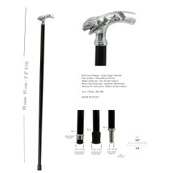 Bastón Leone - para hombres y mujeres elegantes - madera, metal - personalizado - Cavagnini hecho en Italia