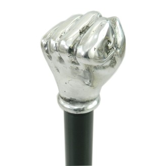 Cavagnini Luxury Walking Cane Wood and Pewter For Men Women Elderly Left Hand Made in Italy