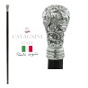 Liberty walking stick - for elegant men and women - wood, metal - personalized - Cavagnini made in Italy
