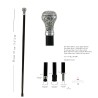 Liberty walking stick - for elegant elderly men and women - wood, metal - personalized - Cavagnini made in Italy