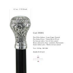 Canne Liberty - pour hommes et femmes âgés élégants - bois, métal - personnalisée - Cavagnini made in Italy