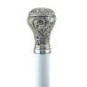 Liberty walking stick - for elegant elderly men and women - wood, metal - personalized - Cavagnini made in Italy