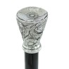Elderly walking stick - for elegant men and women - wood, metal - personalized - Dandy Groom Ceremony