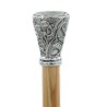Bastone da passeggio anziani - per uomo donna  elegante - legno metallo - personalizzato - Cerimonia Sposo Dandy