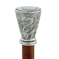 Bastone da passeggio anziani - per uomo donna  elegante - legno metallo - personalizzato - Cerimonia Sposo Dandy