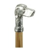Elderly walking stick - poenter dog - for elegant men and women - wood metal - personalized - Dandy Groom Ceremony