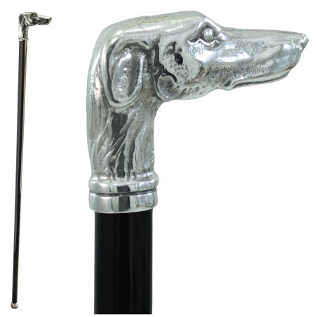 Bastone da passeggio anziani - cane levriero - per uomo donna  elegante  - personalizzato - Cerimonia Sposo Dandy