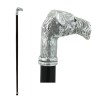Elderly walking stick - fox terrier dog - for elegant men and women - personalized - Dandy Groom Ceremony - Gift