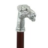 Elderly walking stick - fox terrier dog - for elegant men and women - personalized - Dandy Groom Ceremony - Gift