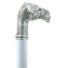 Elderly walking stick - fox terrier dog - for elegant men and women - personalized - Dandy Groom Ceremony - Gift