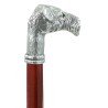 Elderly walking stick - fox terrier dog - for elegant men and women - personalized - Dandy Groom Ceremony - Gift