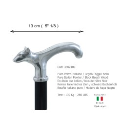 Bastone da passeggio anziani - cane bull terrier - elegante uomo donna  - personalizzato - Cerimonia - Regalo -Italy