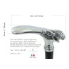 Bastone da passeggio - anziani - Leone - elegante uomo donna  - personalizzato - Cerimonia - Regalo - Italy