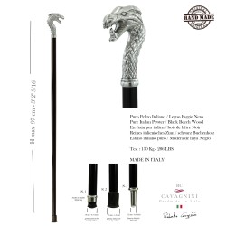 Bastone da passeggio - anziani - Drago - elegante uomo donna  - personalizzato - Cerimonia - Regalo - Italy