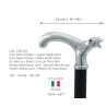 Bastón - anciano - Tigre - hombre y mujer elegantes - personalizado - Ceremonia - Regalo - Italia