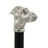 Walking stick - elderly - snauzer dog - elegant man and woman - personalized - Ceremony - Gift - Italy