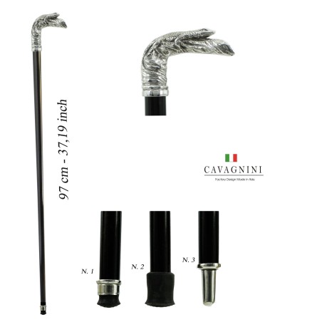 Bastón - lagarto - hombre y mujer elegantes - personalizado - Ceremonia - Regalo - Italia Cavagnini