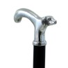 Cavagnini - Elegante bastón para ancianos para hombre y mujer en madera y peltre