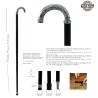 Cavagnini - Walking Stick For Men, Walking Cane for Women, Walking Stick Gentleman, Walking Stick for Senior