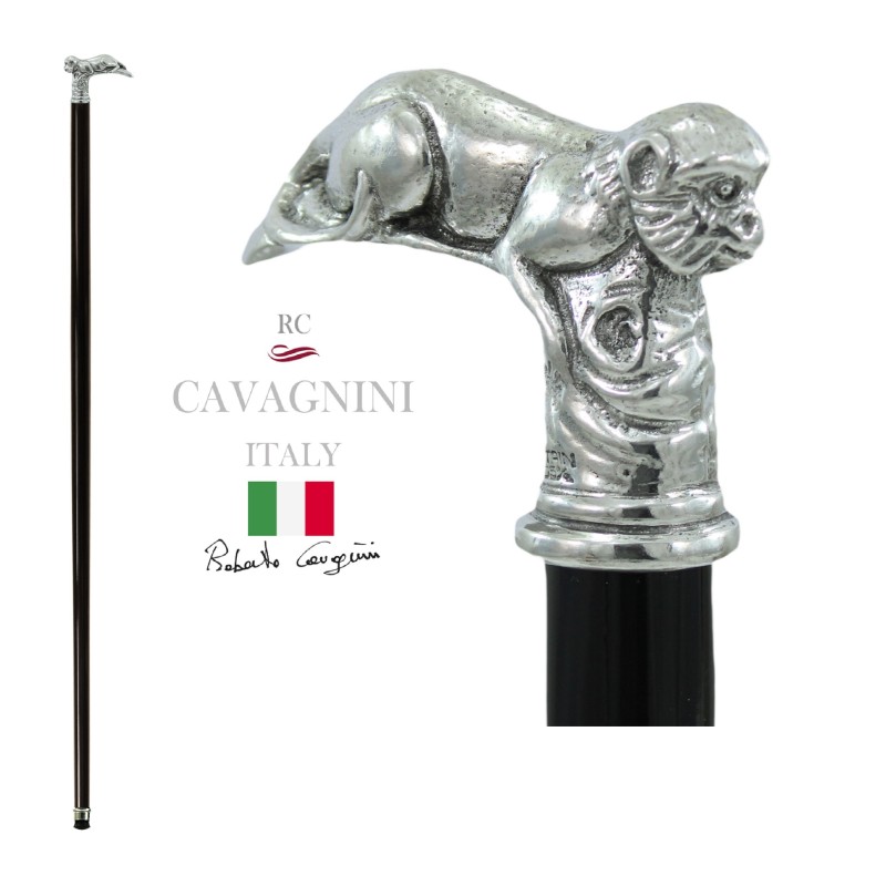 Bastone da passeggio per anziani elegante per uomo donna cerimonia legno e peltro - scimmia - Italy Bastone da passeggio per anziani elegante per uomo donna cerimonia legno e peltro - scimmia - Italy