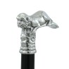 copia de Elegante bastón de anciano para hombre, mujer, ceremonia, madera y peltre - pájaro águila - Italia
