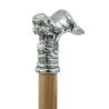 copia de Elegante bastón de anciano para hombre, mujer, ceremonia, madera y peltre - pájaro águila - Italia