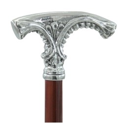 Elegant Cavagnini Artisan Walking Stick: Style and Quality Made in Italy - 2-head model