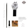 Cavagnini Italia Walking Stick - Handmade, Personalized, Beech and Metal, Elegant and Sturdy