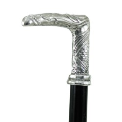 Bastone da Passeggio liberty Cavagnini Italia - Fatto a Mano, Personalizzato, Faggio e Metallo, Elegante e Robusto