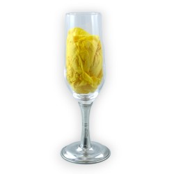 Glass Goblet with Decorative Pewter - Handcrafted Elegance and Luxury by CAVAGNINI