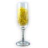Glass Goblet with Decorative Pewter - Handcrafted Elegance and Luxury by CAVAGNINI