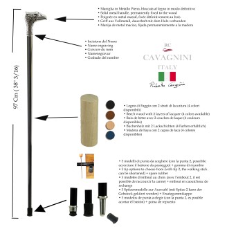 CAVAGNINI - Bastone da Passeggio Personalizzato - Italy