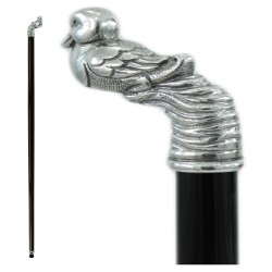 Elegant Handcrafted Walking Stick by Cavagnini: Style and Quality Made in Italy - model Duckling
