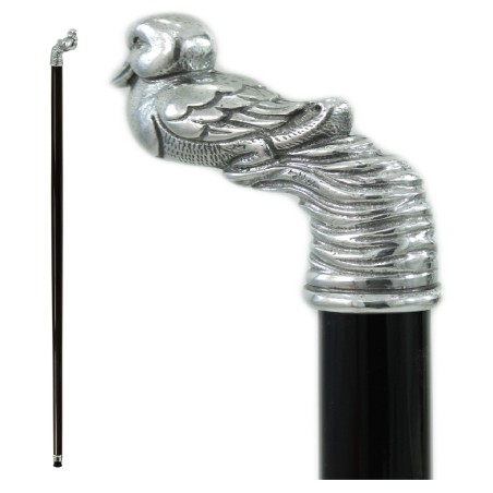 Elegant Handcrafted Walking Stick by Cavagnini: Style and Quality Made in Italy - model Duckling
